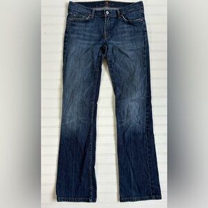 7 For All Mankind Women's Boot Cut Jeans - Dark Blue